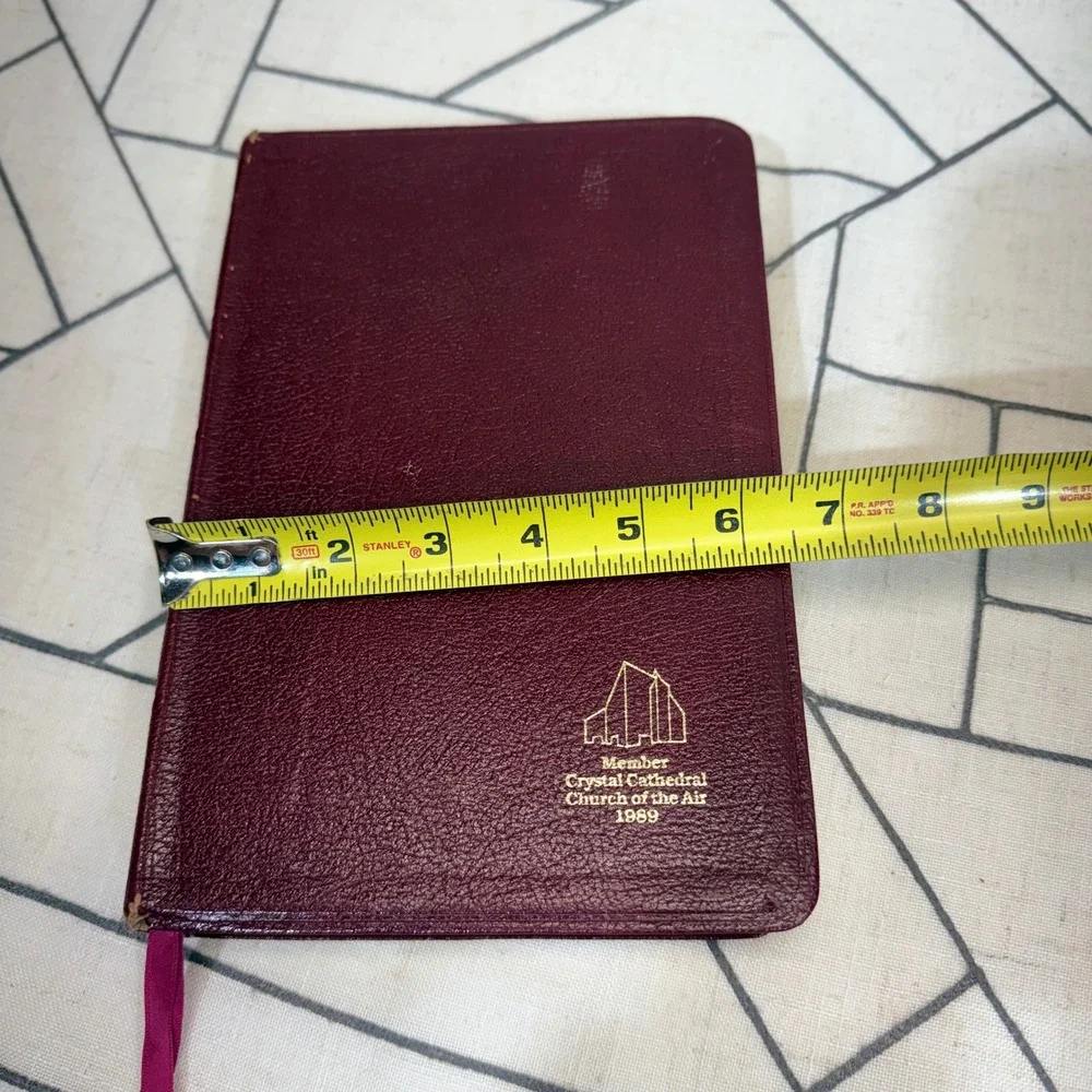 Thomas Nelson Holy Bible NKJV Burgundy Leather Possibility Thinkers Edition 1984